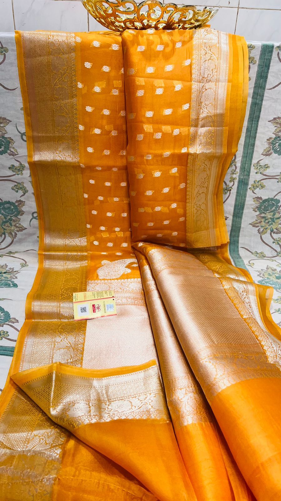 Banarasi Kora Organza Silk Saree.