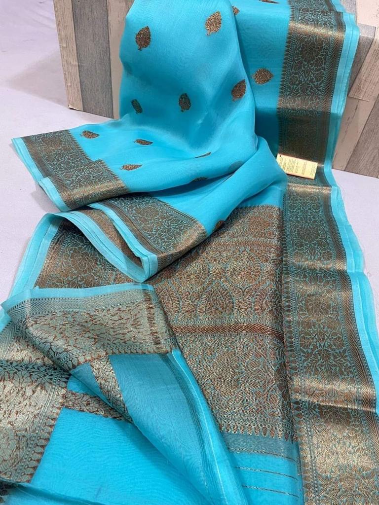 Banarasi Kora Organza Silk Saree.