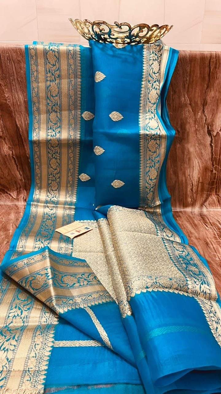 Banarasi Kora Organza Silk Saree.