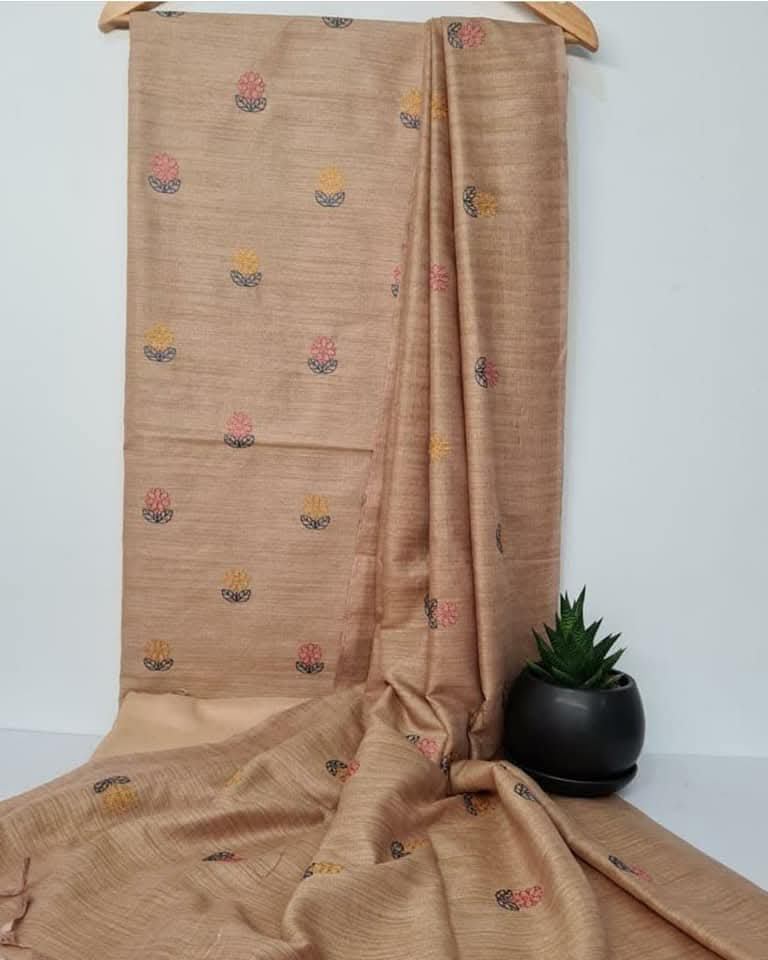 Bhagalpuri Khaddi Cotton Unstitched Suits.
