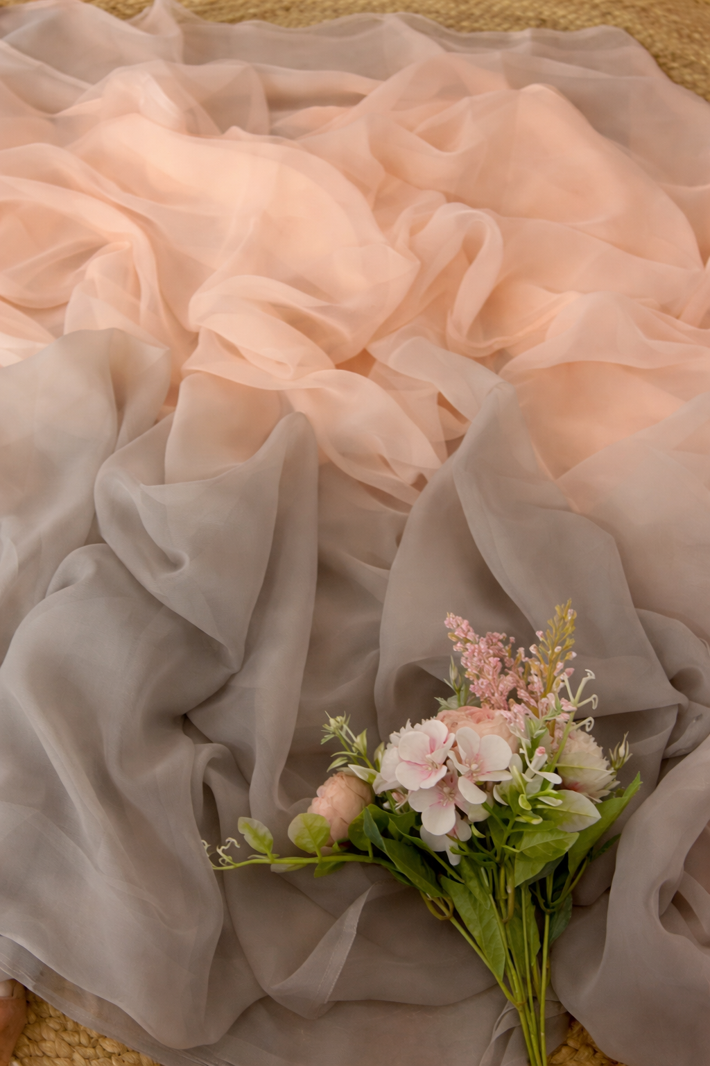 Pure Diamond Chiffon Saree.