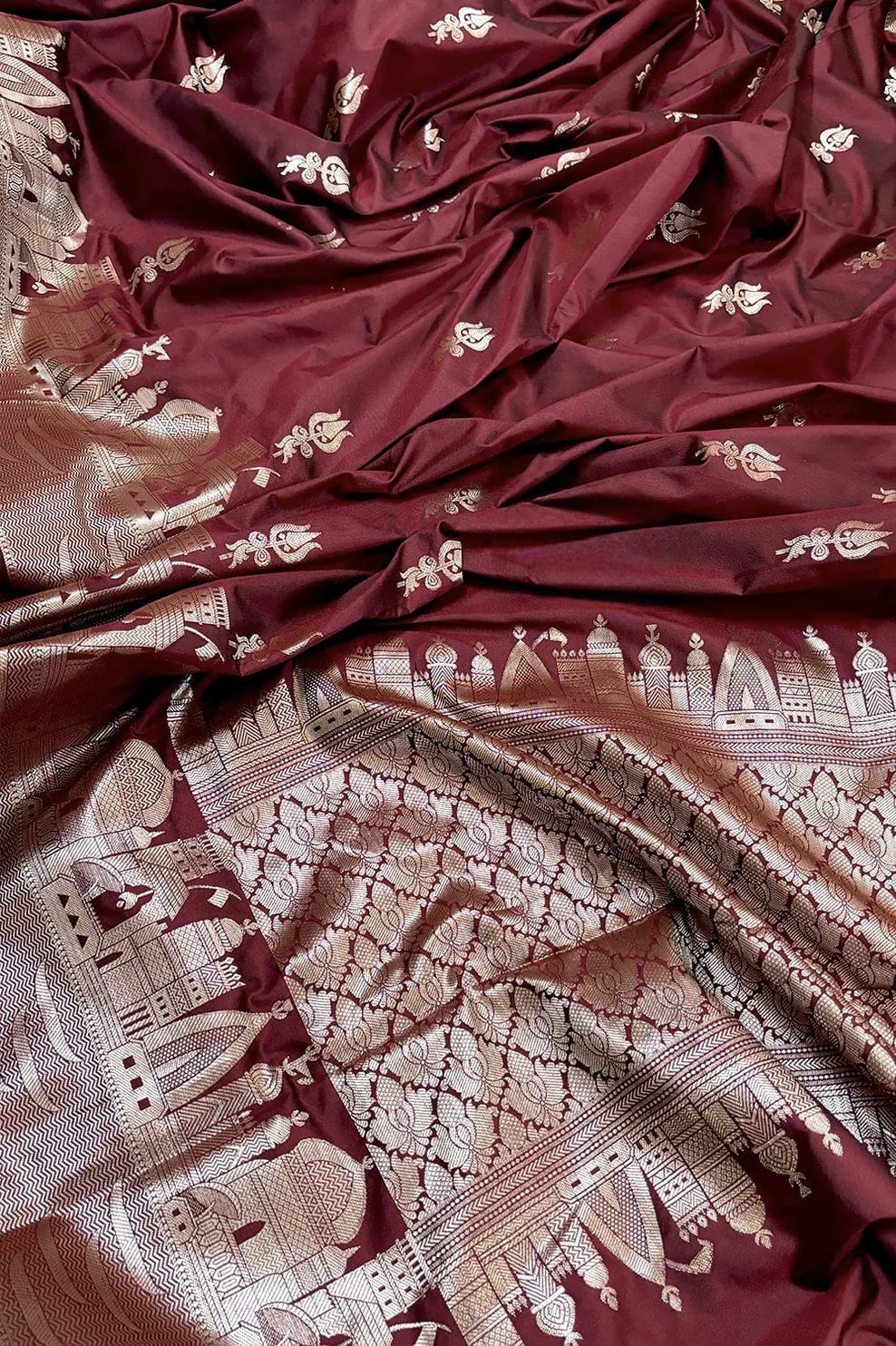 Banarasi Handloom Katan Silk Saree.
