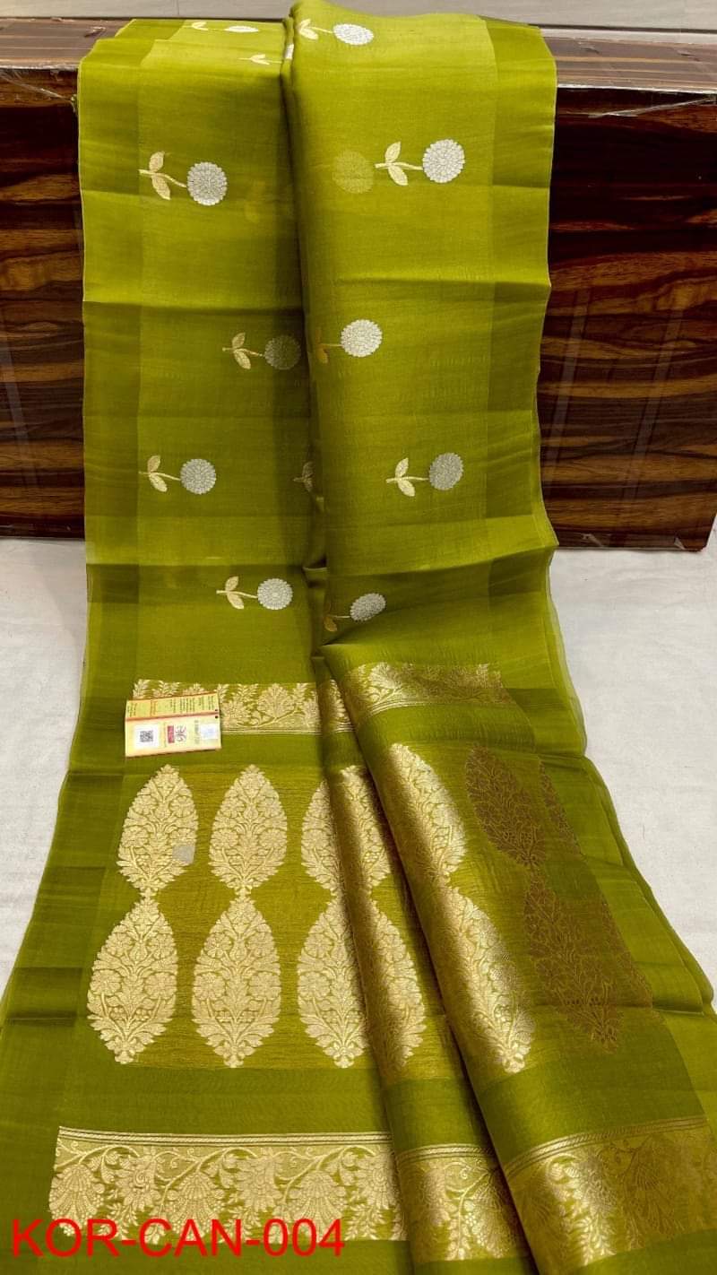 Banarasi Kora Organza Silk Saree.