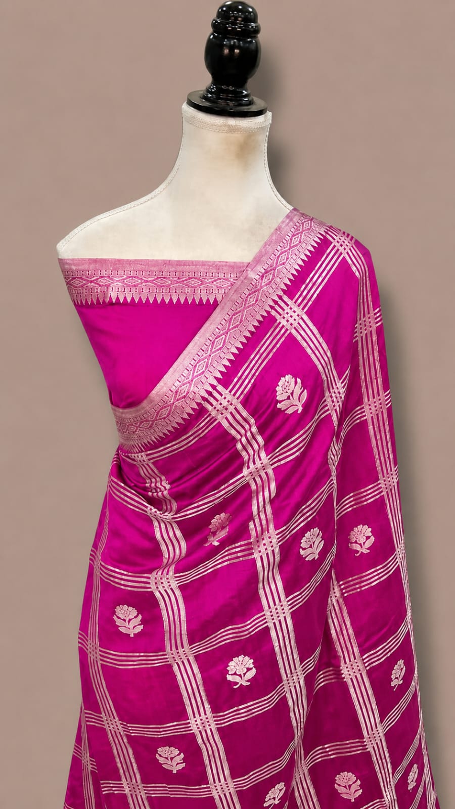 Raw Mango Katan Banarasi Soft Silk Saree.