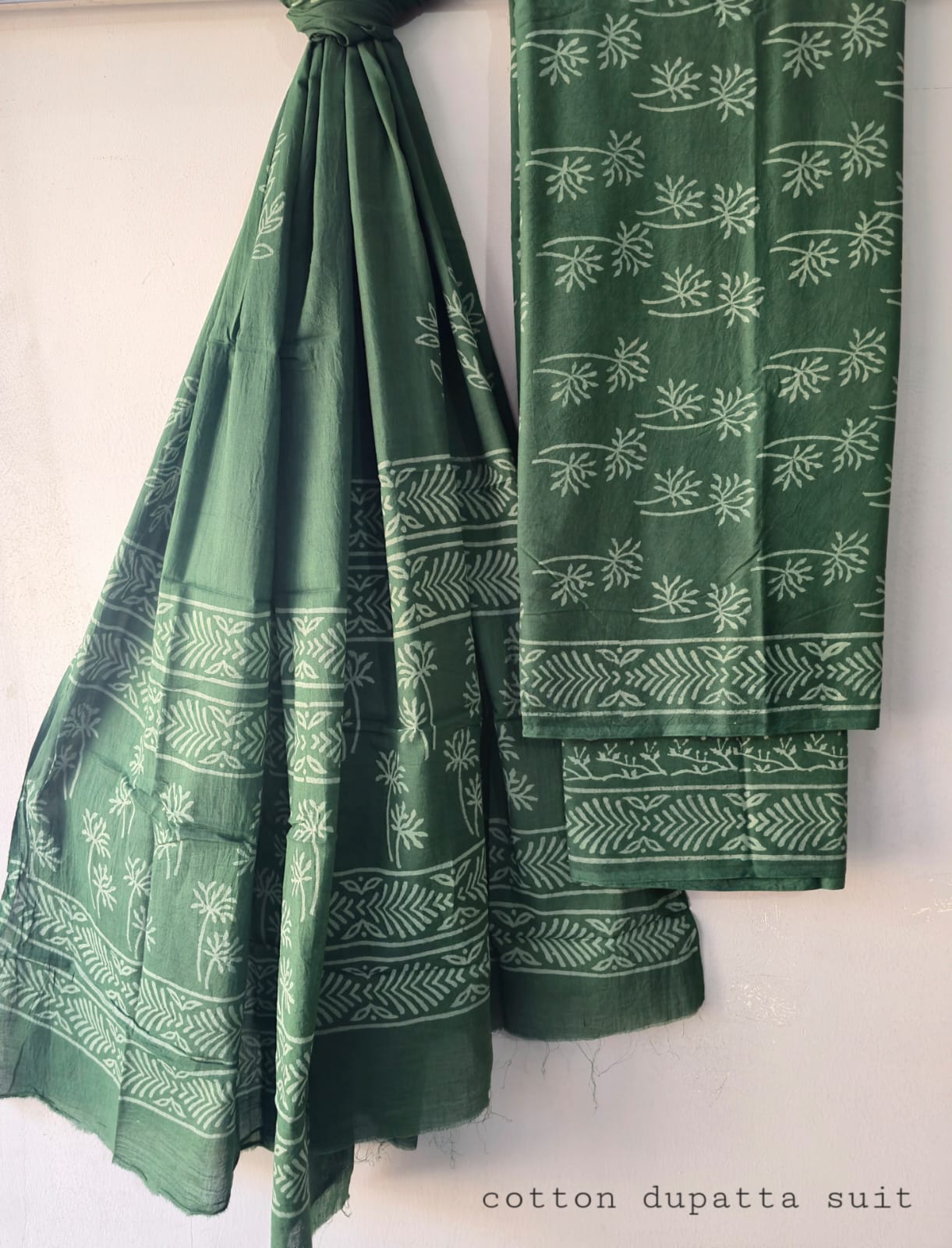 Pure Cotton Hand Block Printed Unstitched Suits.