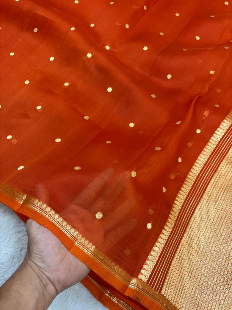Banarasi Kora Organza Silk Saree.