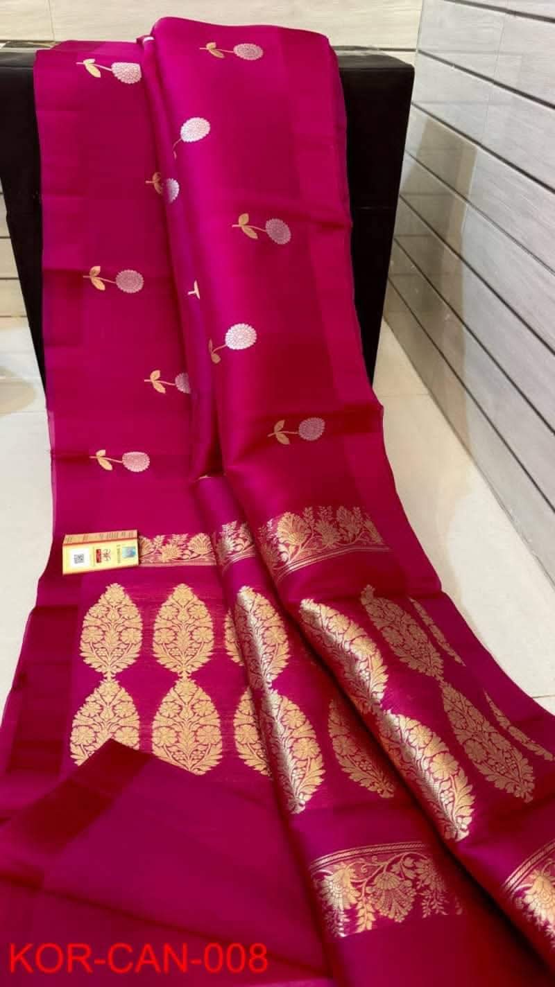 Banarasi Kora Organza Silk Saree.