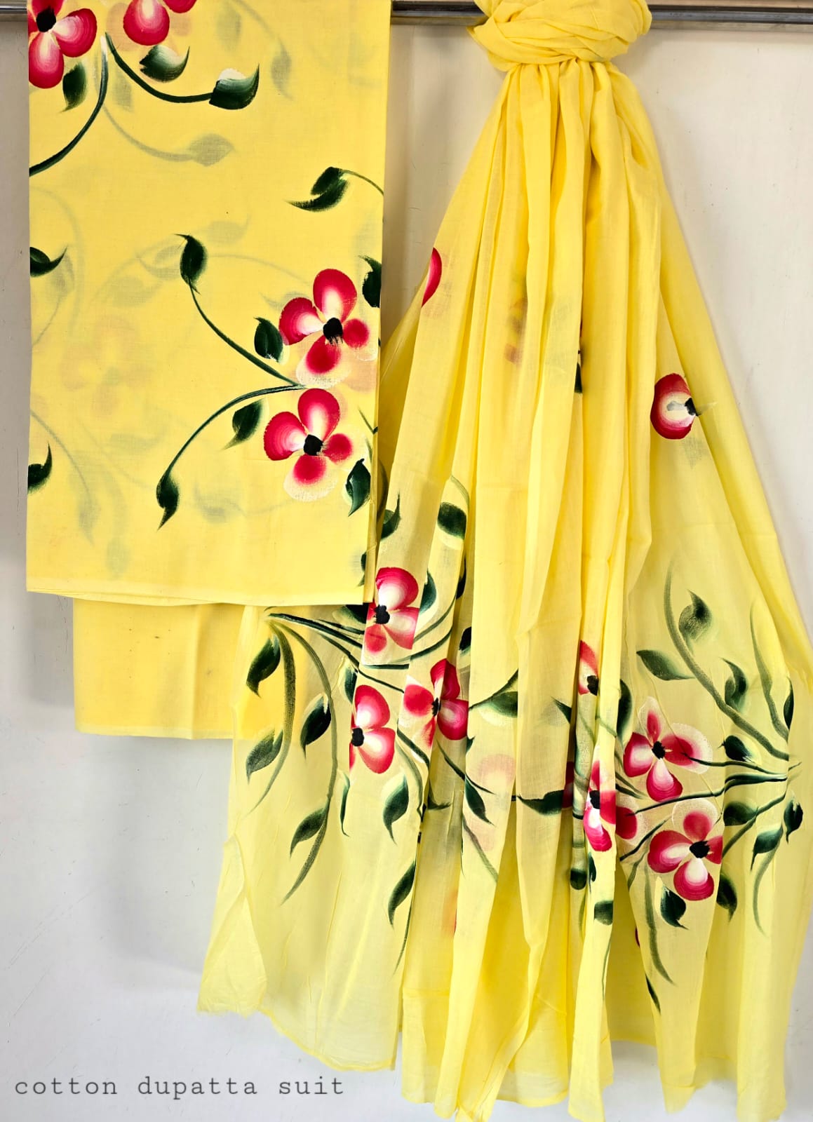 Pure Cotton Hand Block Printed Unstitched Suits.