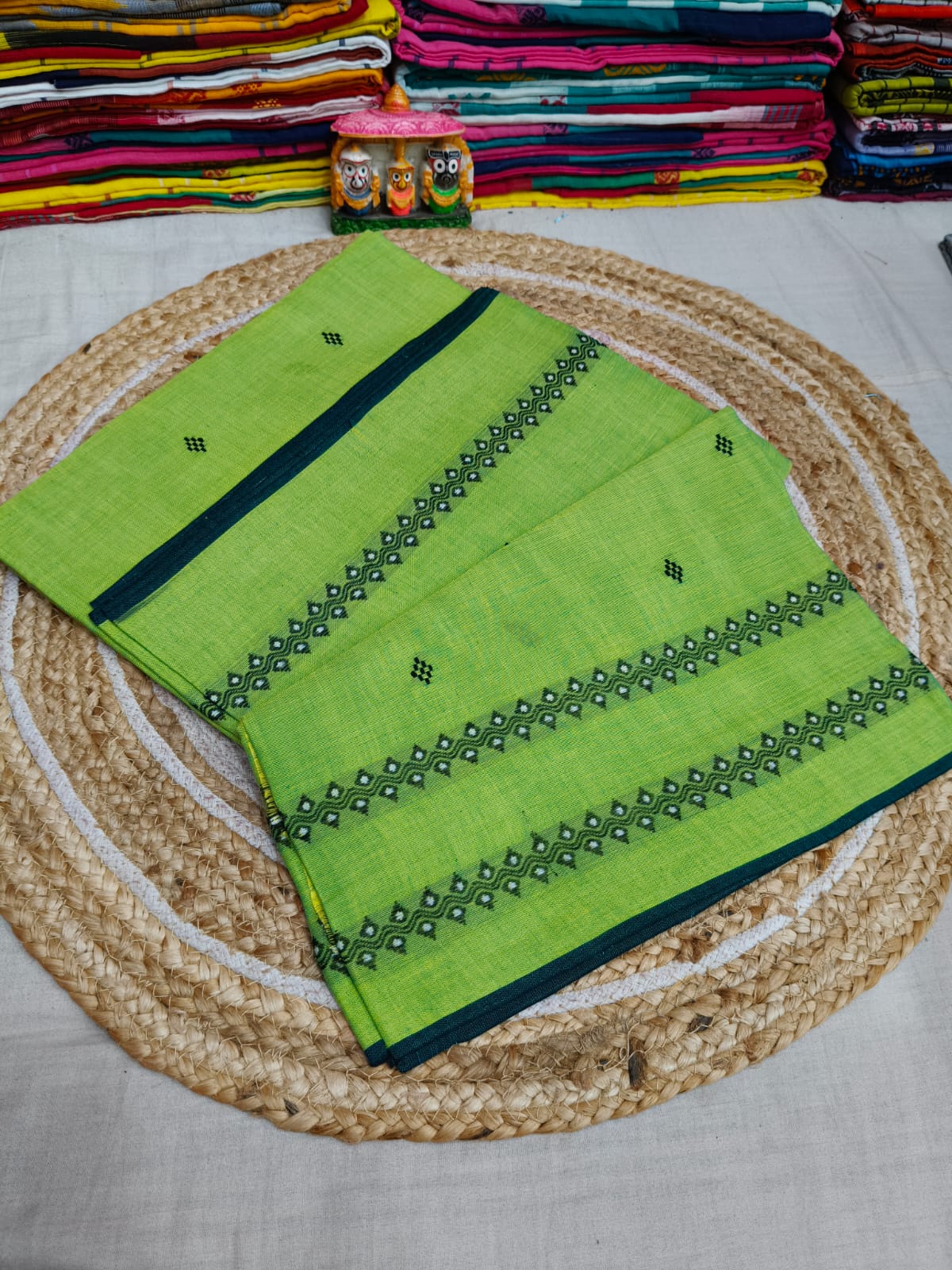 Pure Cotton Saree with Blouse.