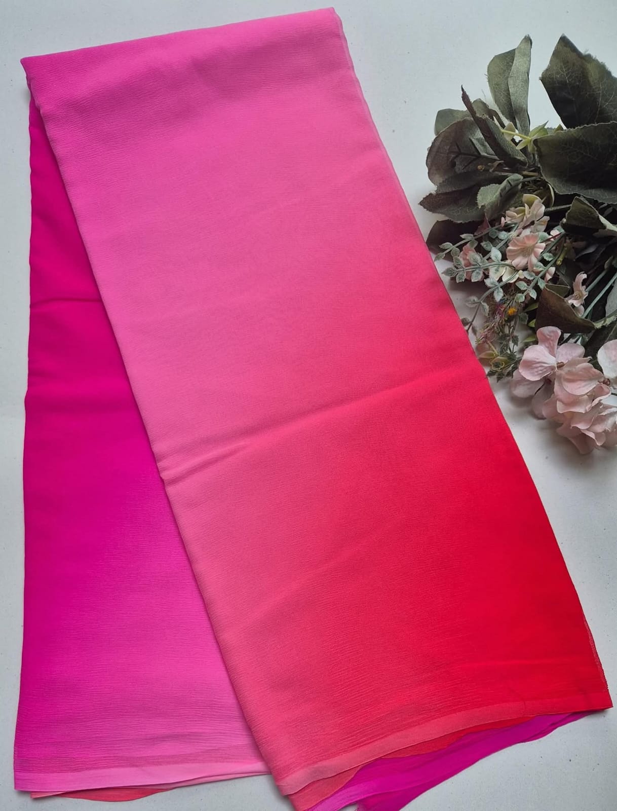 Pure Diamond Chiffon Saree.