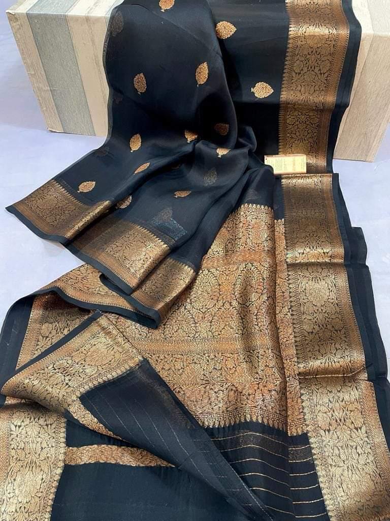 Banarasi Kora Organza Silk Saree.