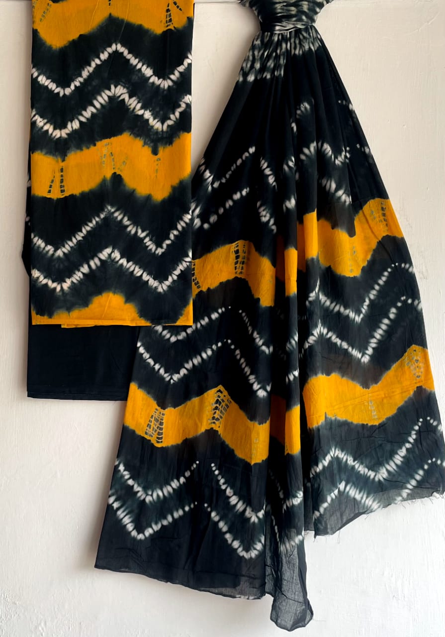 Pure Cotton Hand Block Printed Unstitched Suits.