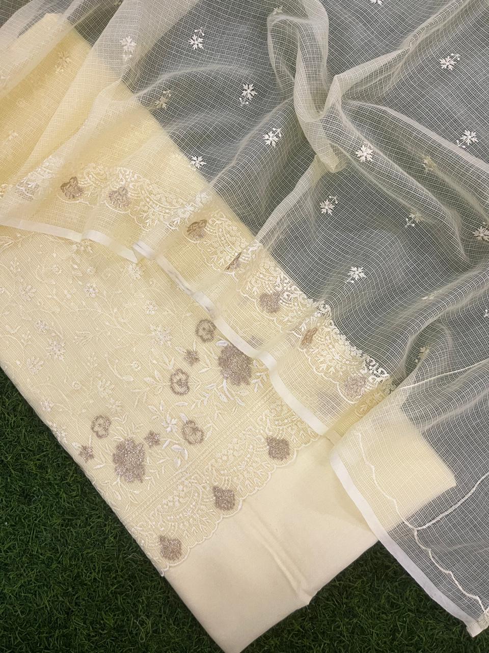 Beautiful Banarasi Kota Silk Unstitched Suit