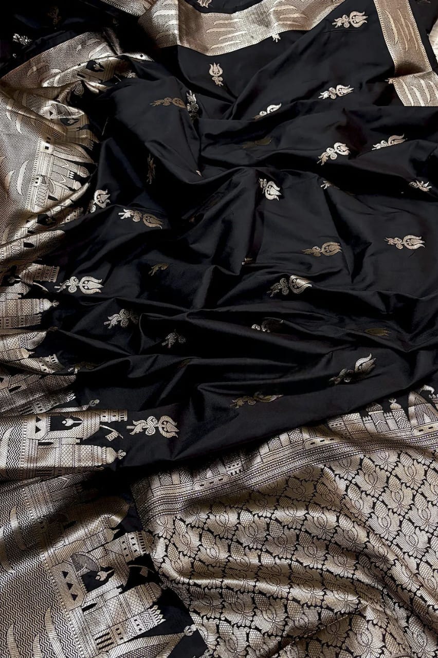 Banarasi Handloom Katan Silk Saree