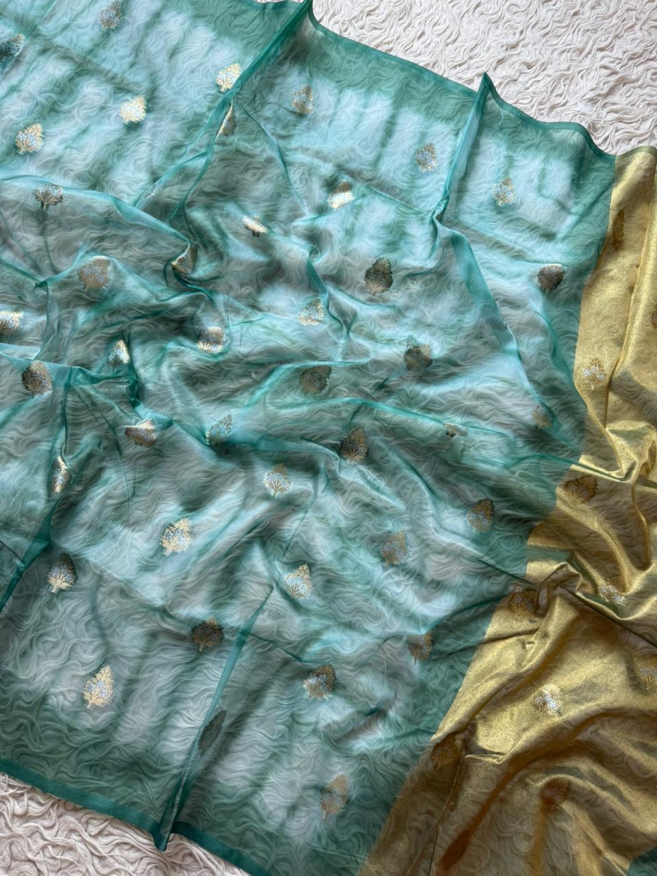 Banarasi Kora Organza Silk Saree.