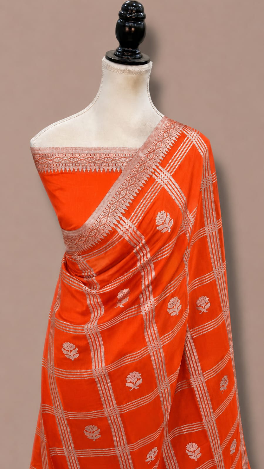 Raw Mango Katan Banarasi Soft Silk Saree.