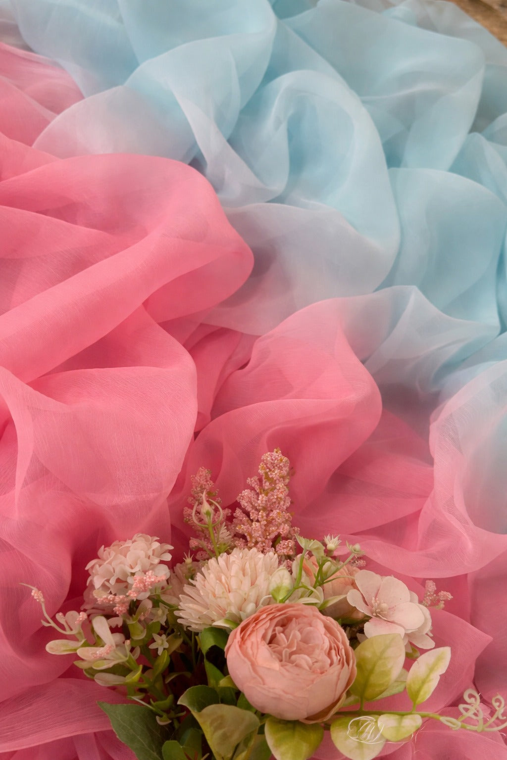 Pure Diamond Chiffon Saree.