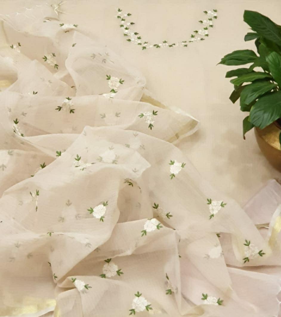 Pure Kota Doria Unstitched suit