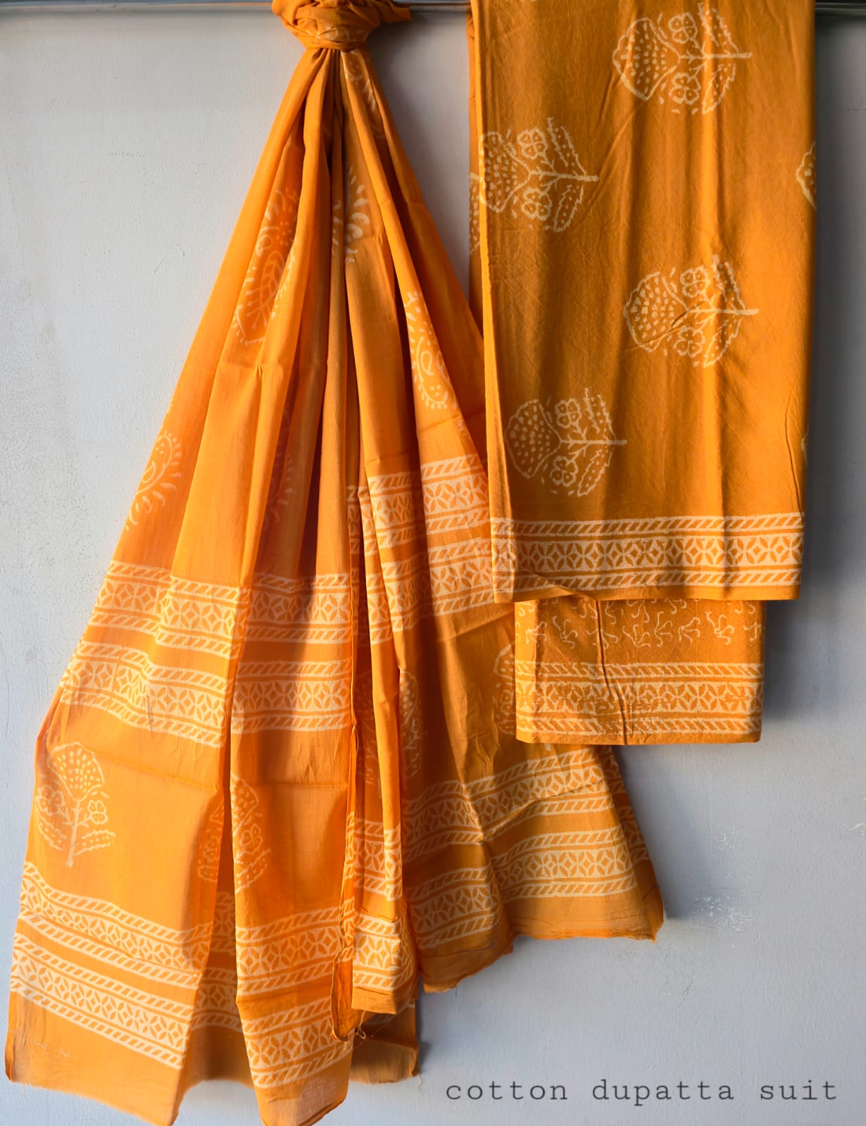 Pure Cotton Hand Block Printed Unstitched Suits.