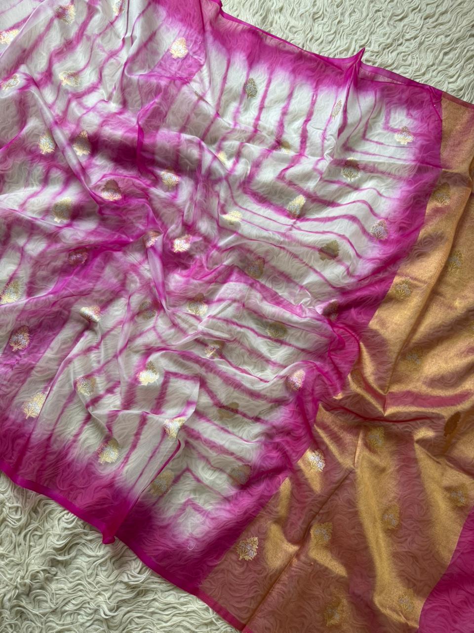 Banarasi Kora Organza Silk Saree.
