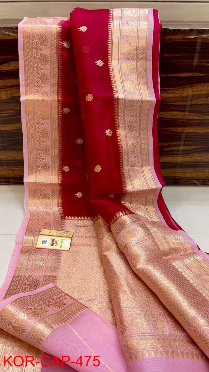 Banarasi Kora Organza Silk Saree.
