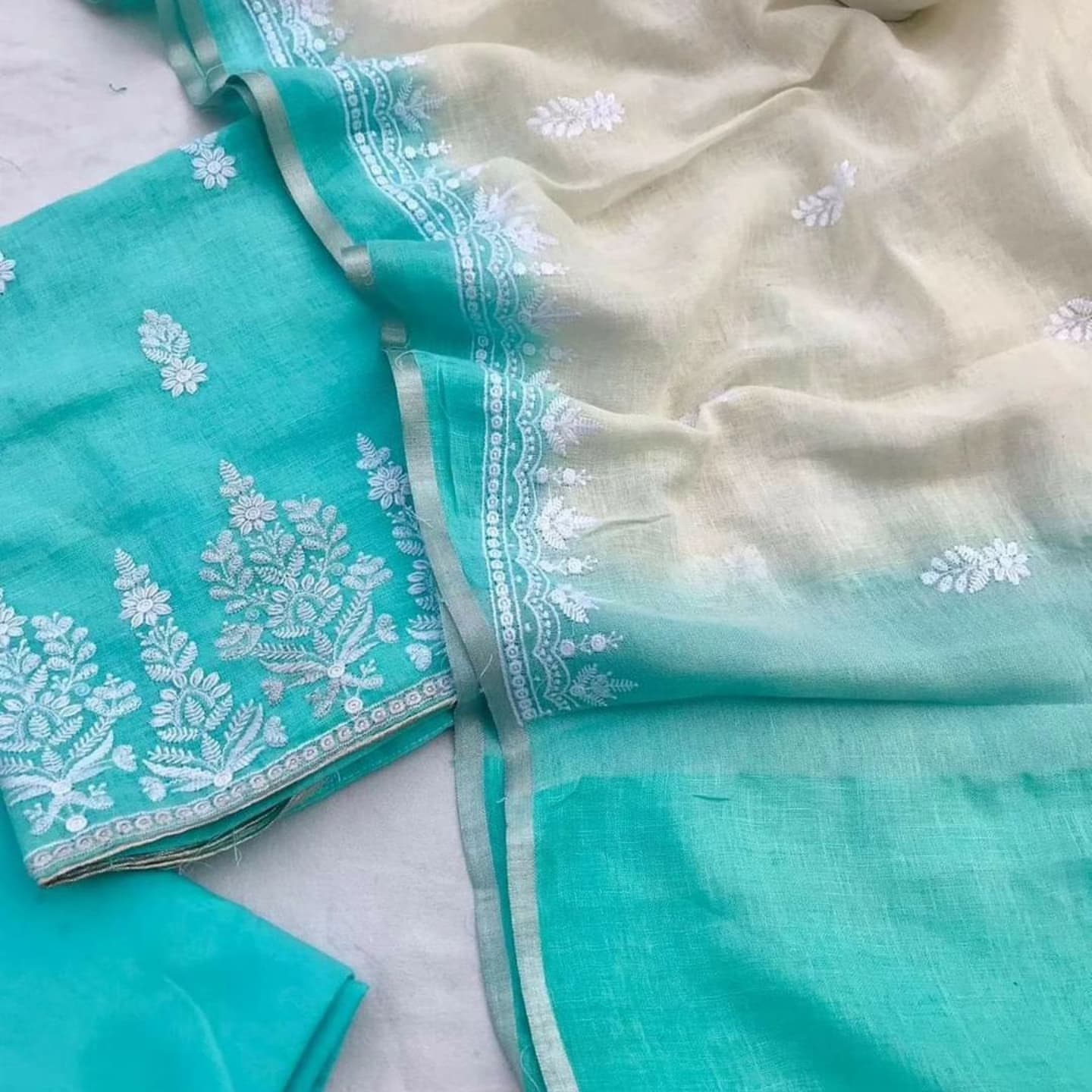 Bhagalpuri Khaddi Cotton Unstitched Suits.