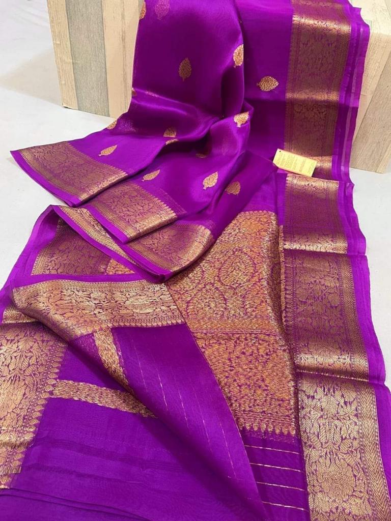 Banarasi Kora Organza Silk Saree.