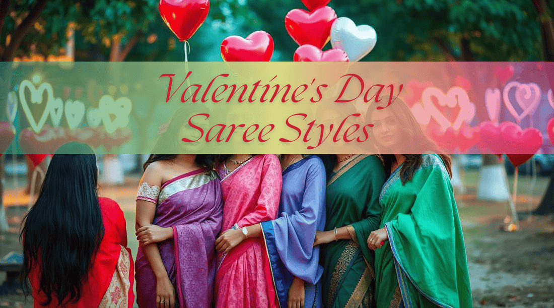 Sarees that Speak the Language of Love: Stunning Valentine's Day Saree Styles