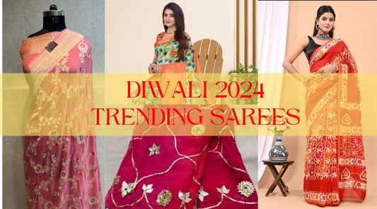 Sarees that Steal the Spotlight: Trendy Choices for a Memorable Diwali!