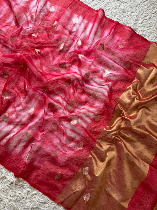 Banarasi Kora Organza Silk Saree.