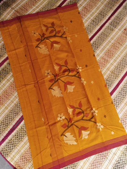 Pure Cotton Jamdani Saree