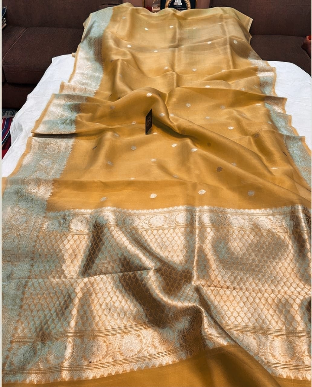 Banarasi Kora Organza Silk Saree