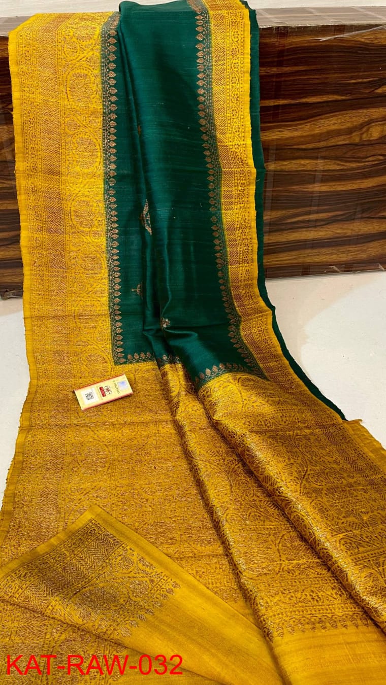 Pure Banarasi Handloom Dupion Silk Saree