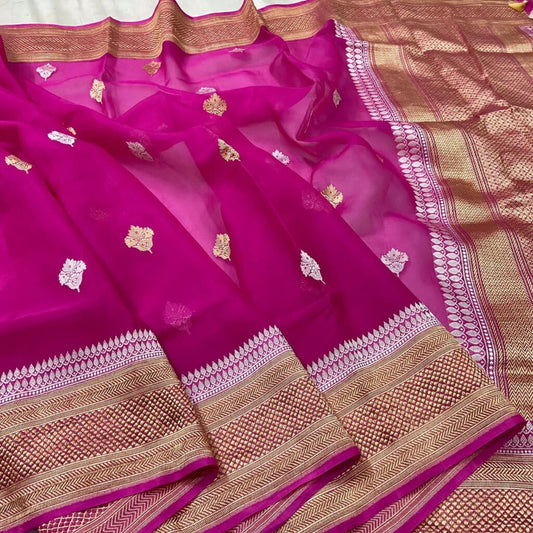 Banarasi Kora Organza Silk Saree.