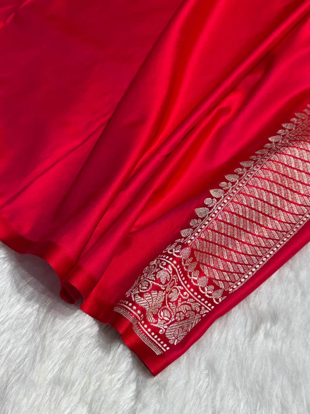 Banarasi Handloom Katan Mashru Silk Saree