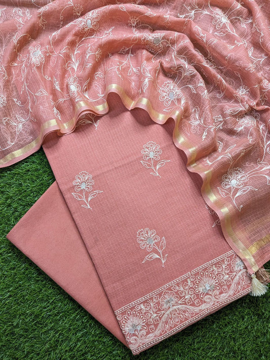 Beautiful Banarasi Kota Silk Unstitched Suit