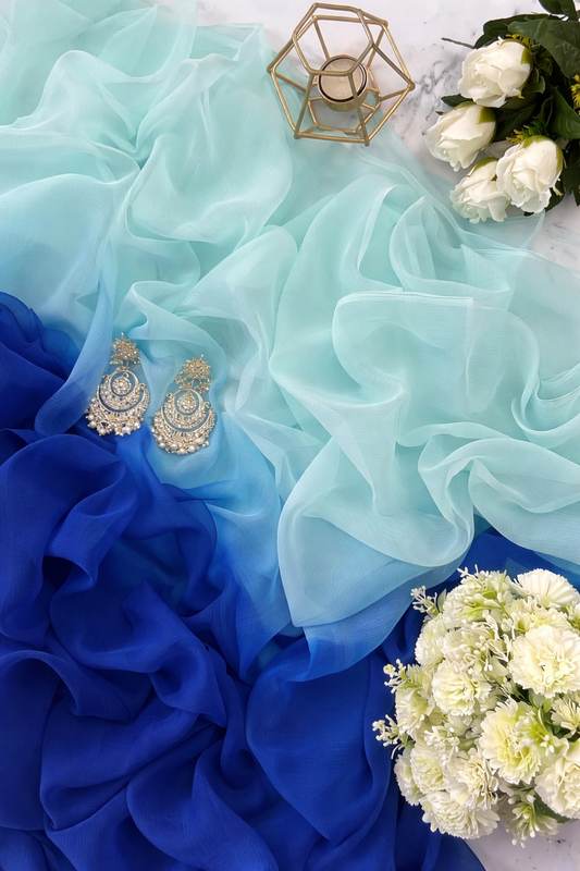 Pure Diamond Chiffon Saree.