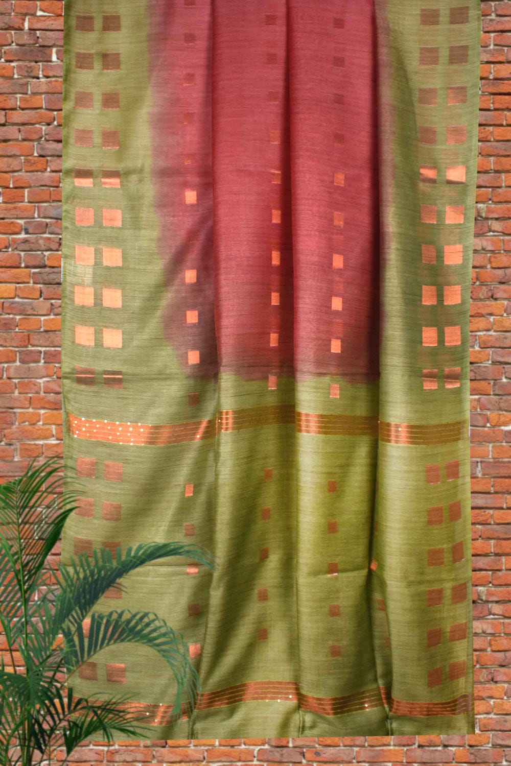 Bhagalpuri Cotton Self zari weaving Saree