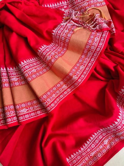 Beautiful Cotton Mulmul Saree