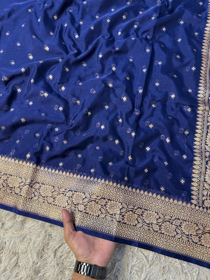 Banarasi Georgette Silk Saree With Blouse.