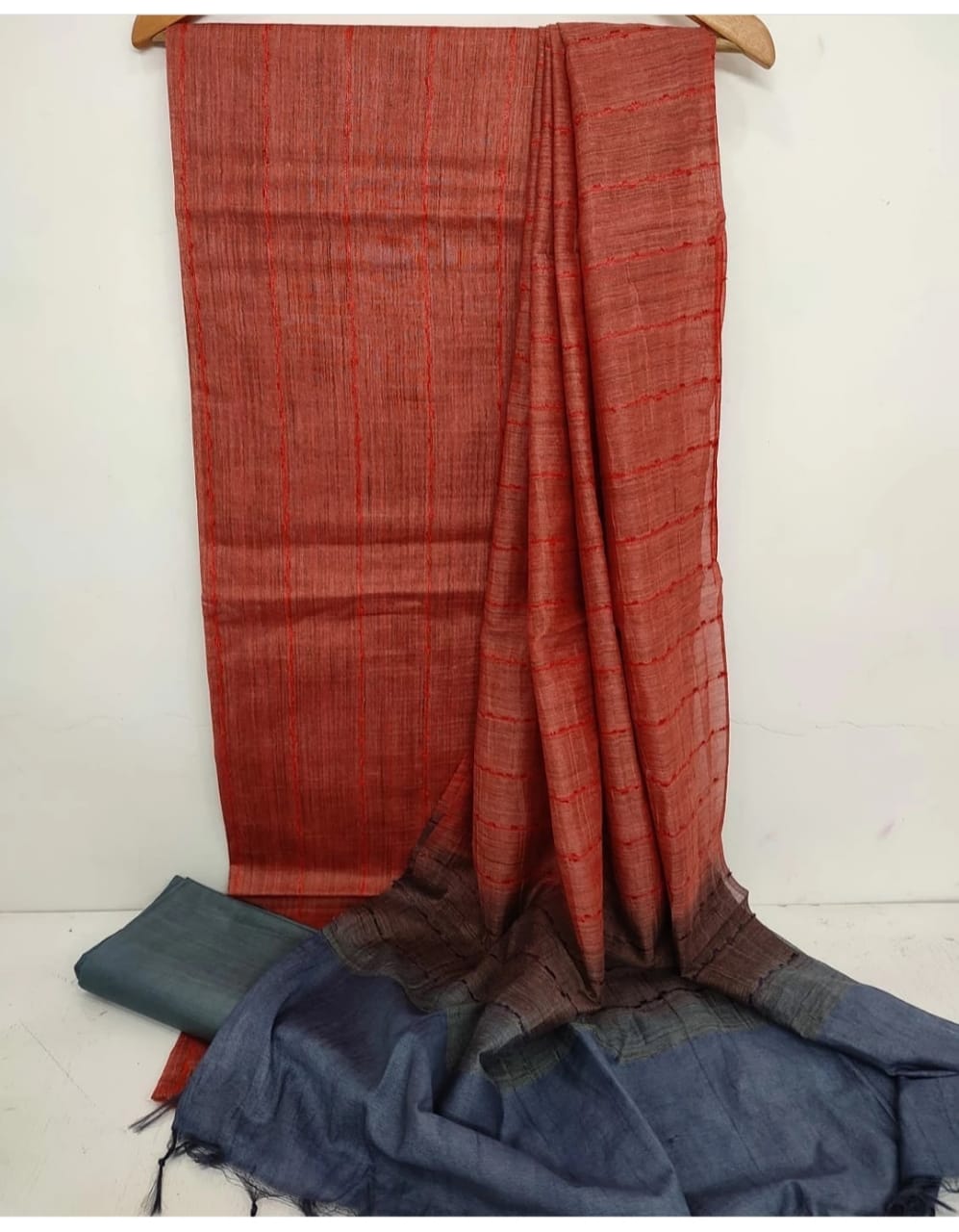 Bhagalpuri Katan Jute Silk Unstitched Suits