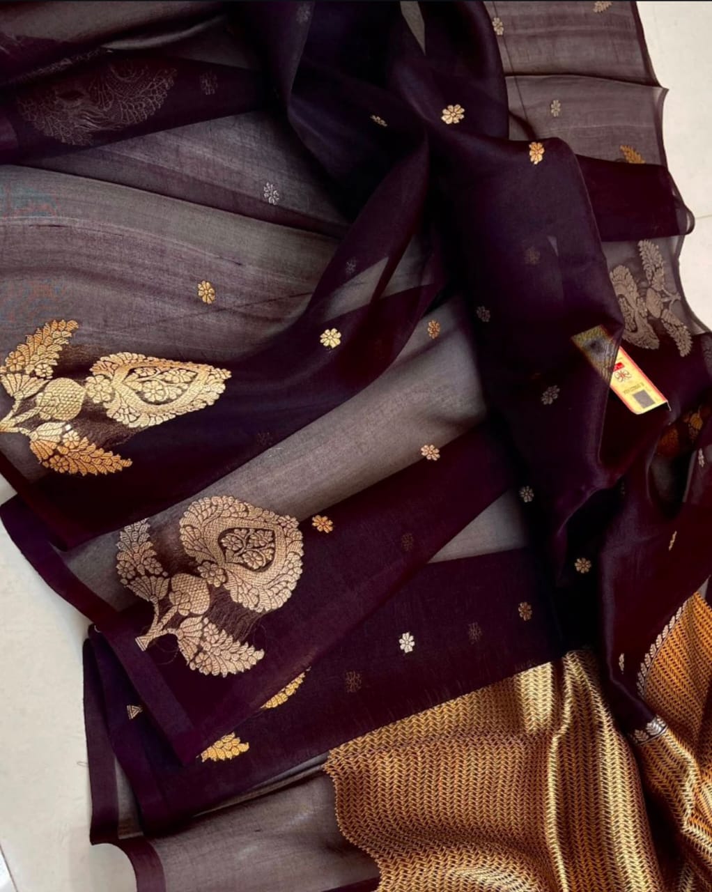 Banarasi Kora Organza Silk Saree.