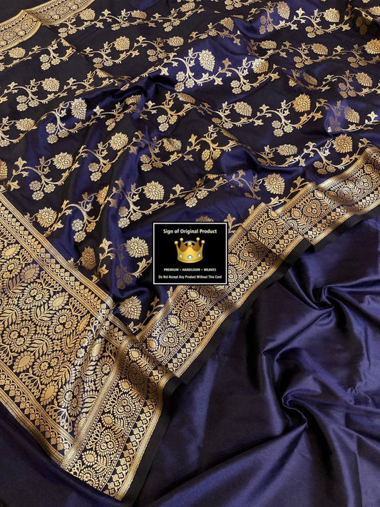 Banarasi Zari Work Unstitched Suit with Dupatta