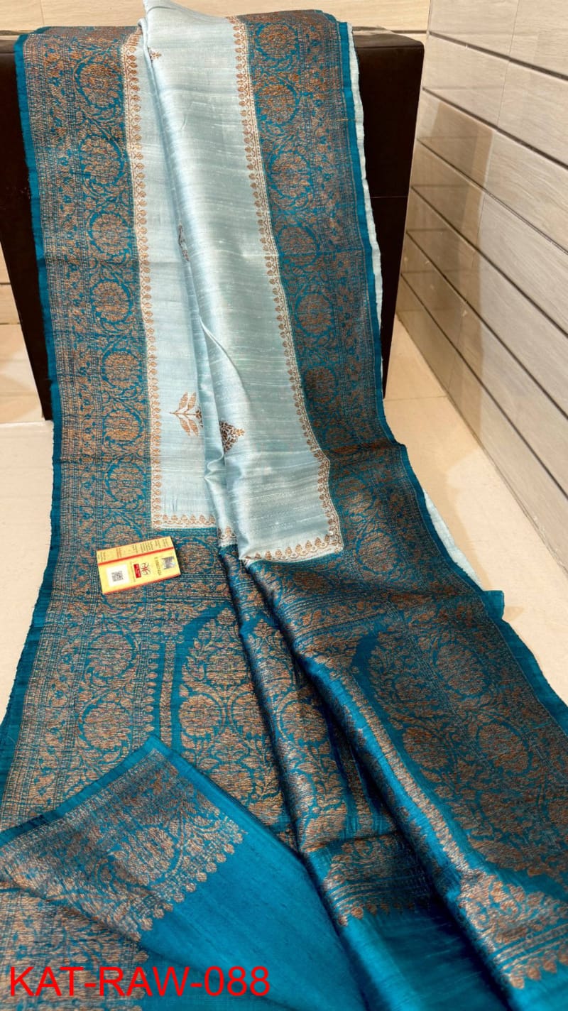 Pure Banarasi Handloom Dupion Silk Saree