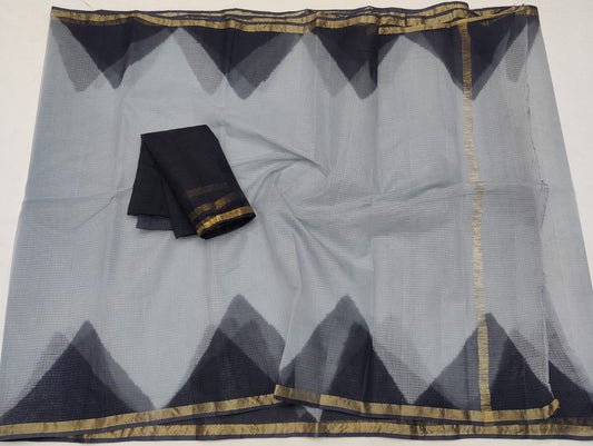 Beautiful Pure Cotton Kota Doria Multi Dye Saree