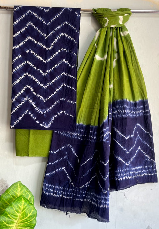Pure Cotton Hand Block Printed Unstitched Suits.