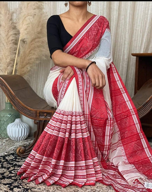 Beautiful Bengal Handloom Cotton Sarees