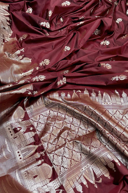 Banarasi Handloom  Katan Silk Saree.