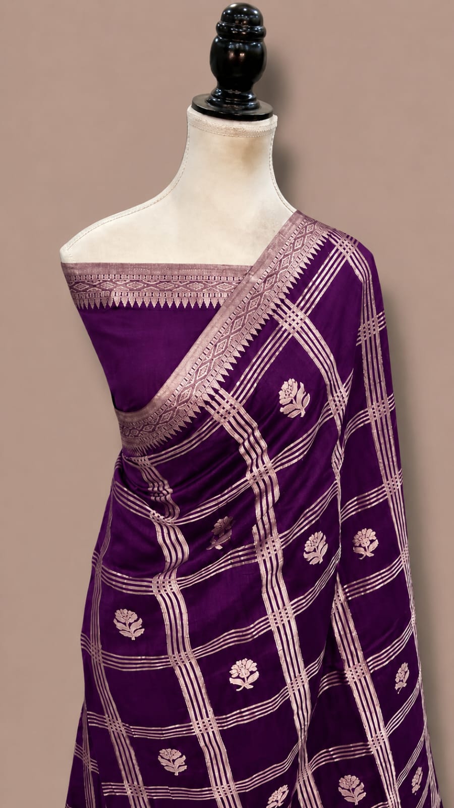 Raw Mango Katan Banarasi Soft Silk Saree.