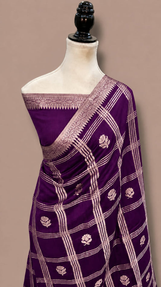 Raw Mango Katan Banarasi Soft Silk Saree.